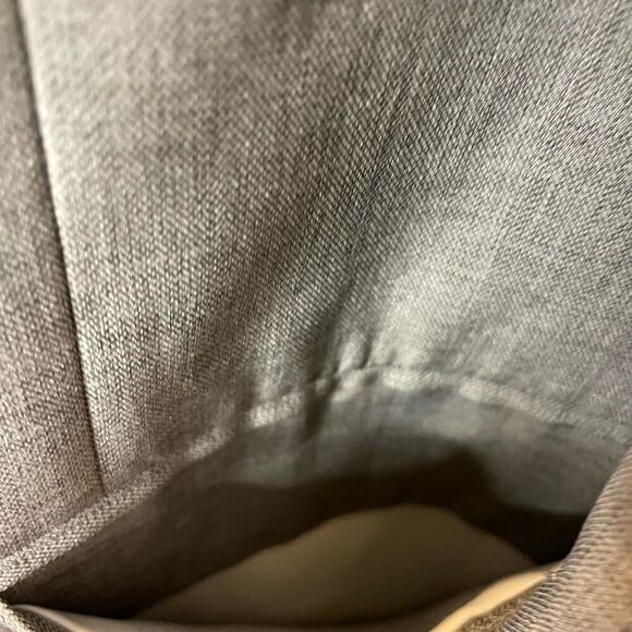 Porta Bella Suit Jacket Blazer 46R Mens Gray 3 Button Sports Coat Notch Collar - Picture 7 of 10